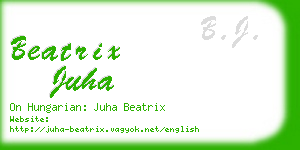 beatrix juha business card